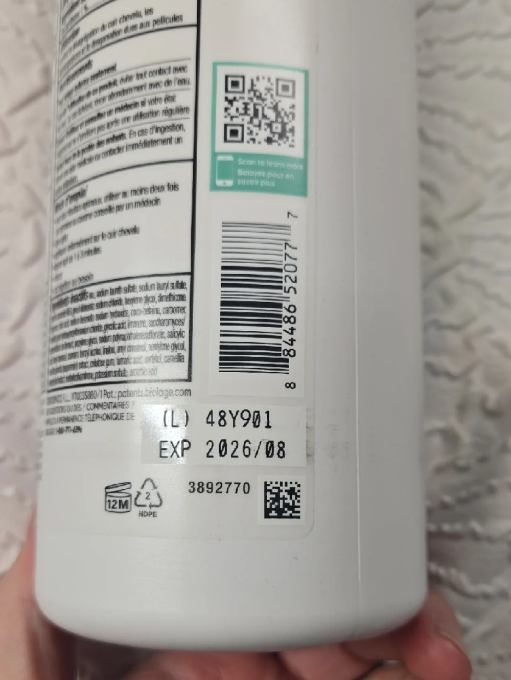 Biolage Scalp Sync Shampoo — 1 Liter Size Used a Couple Times, Almost Full